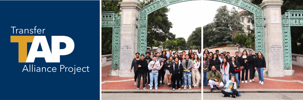 Group picture of TAP student's at Cal